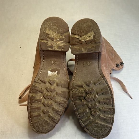 FRYE WOMENS TART PINK BOOTS GENUINE LEATHER ALTA HIKER BOOT IN DUSTY ROSE 9B - Picture 4 of 14